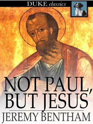 cover image of Not Paul, but Jesus